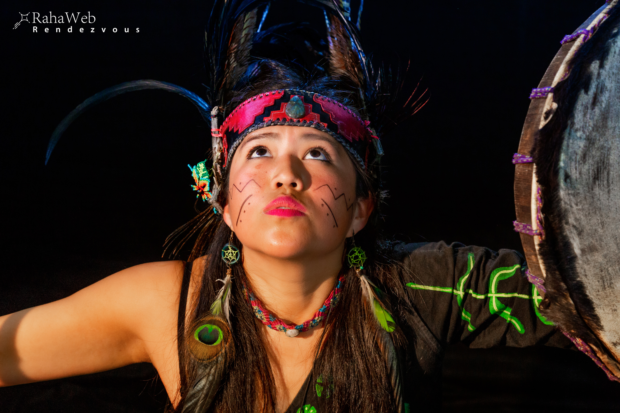 An Indigenous woman - Represents Celebrating National Indigenous Peoples Day in Canada on RahaWeb