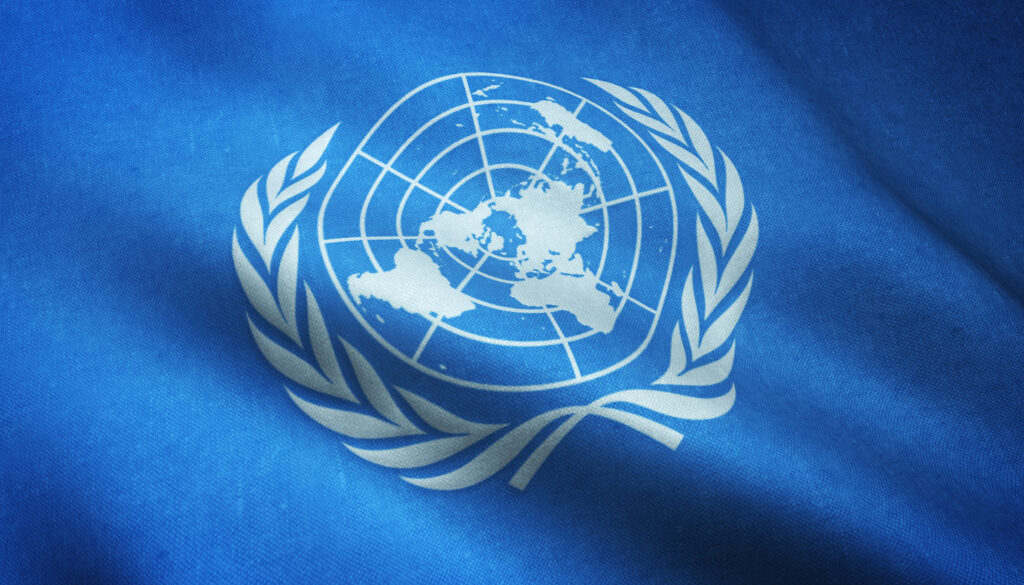 United Nation flag on RahaWeb