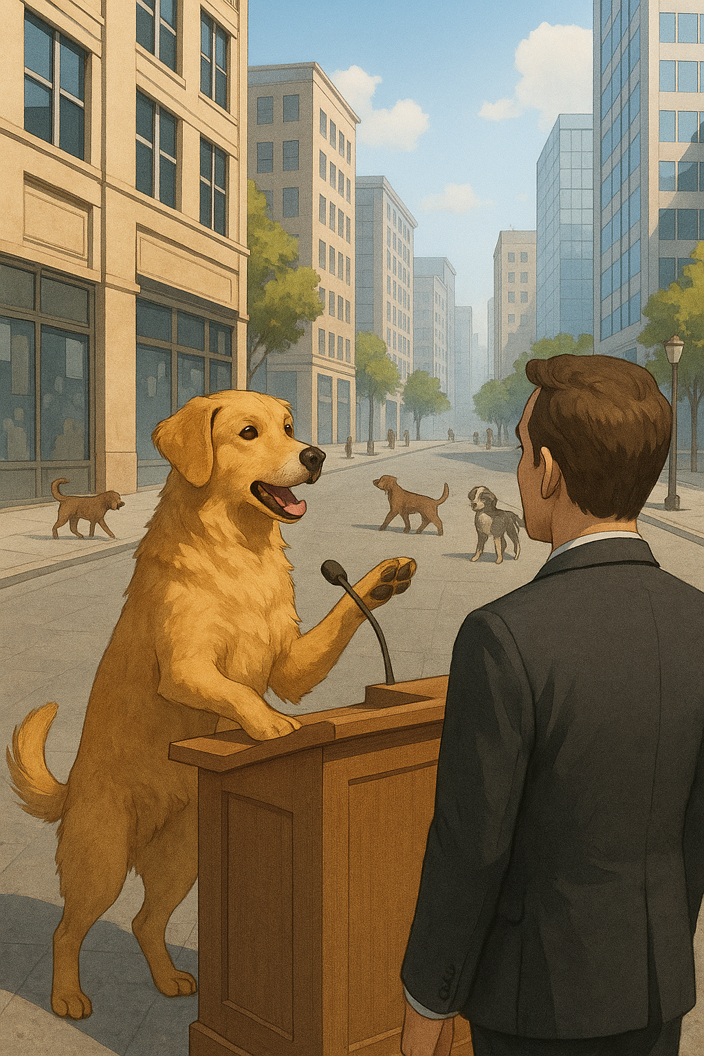 When Dogs Evolve: A Glimpse Into a Future of Rights and Recognition